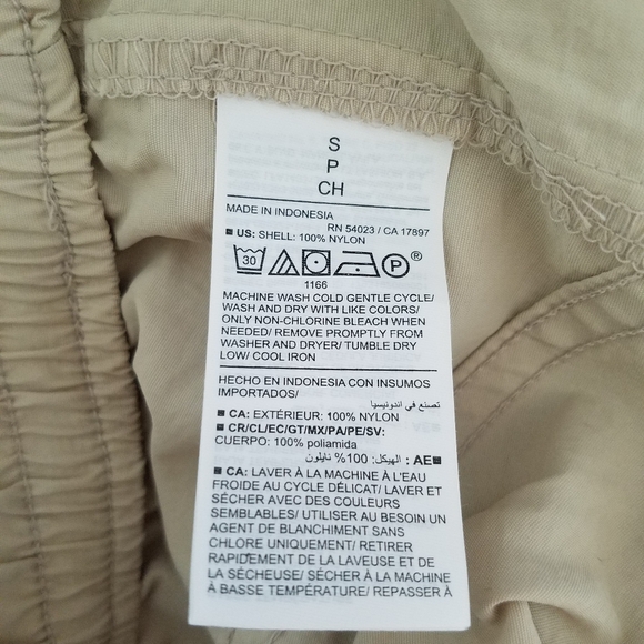 NWT Old Navy Quick Dry High Rise Jogger Nylon Drawstring Cargo Tan Color Size … - Picture 3 of 6